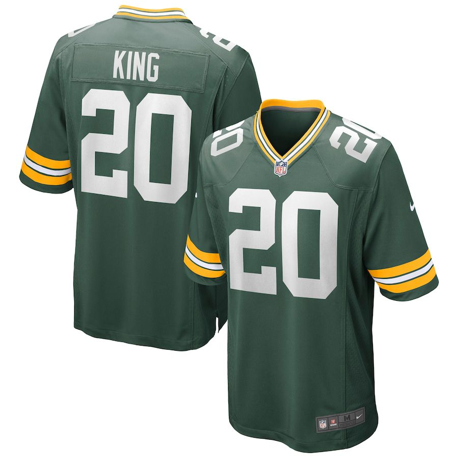Men Green Bay Packers #20 Kevin King Nike Green Game NFL Jersey->->NFL Jersey